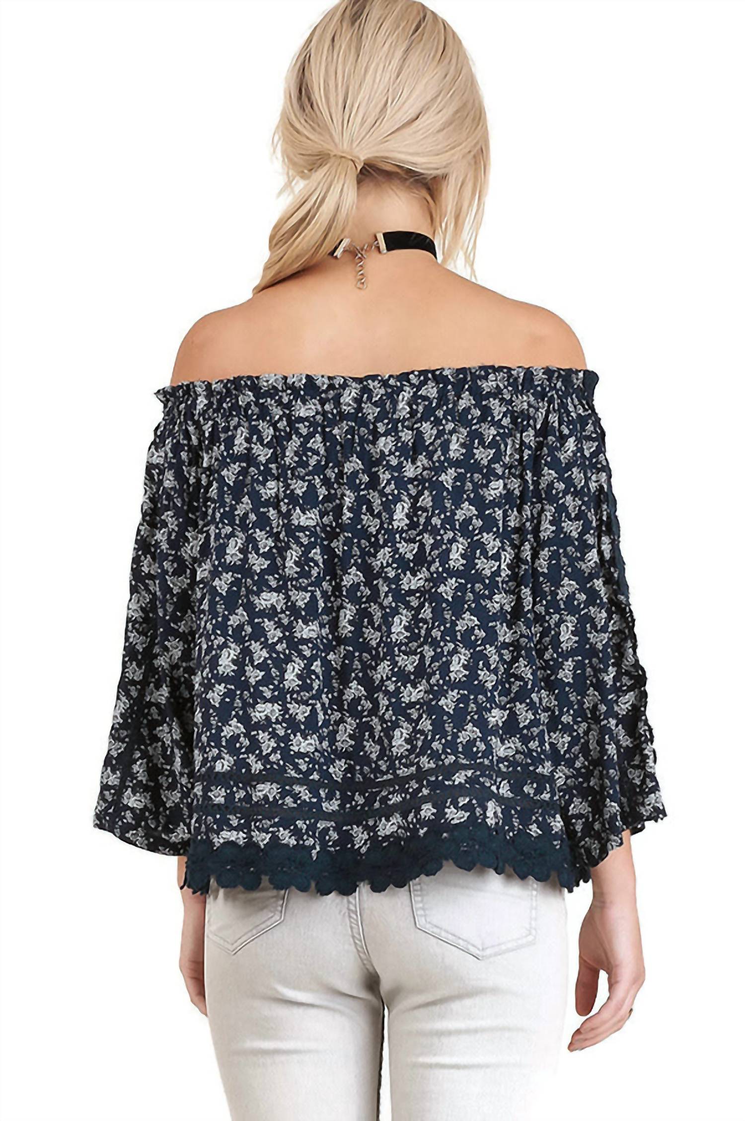 Umgee - Off The Shoulder Floral Top