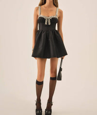 For Love & Lemons - Women's Emalie Taffeta Mini Dress