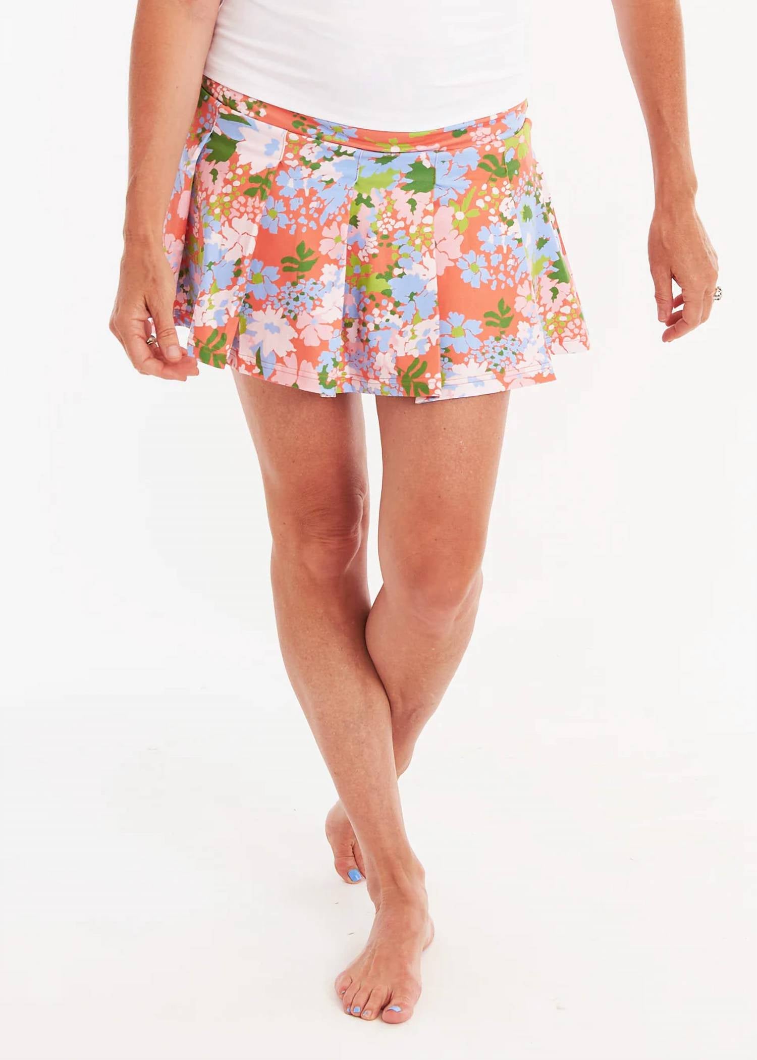 CK BRADLEY Topsy Skirt in poppy guava - women's skirt