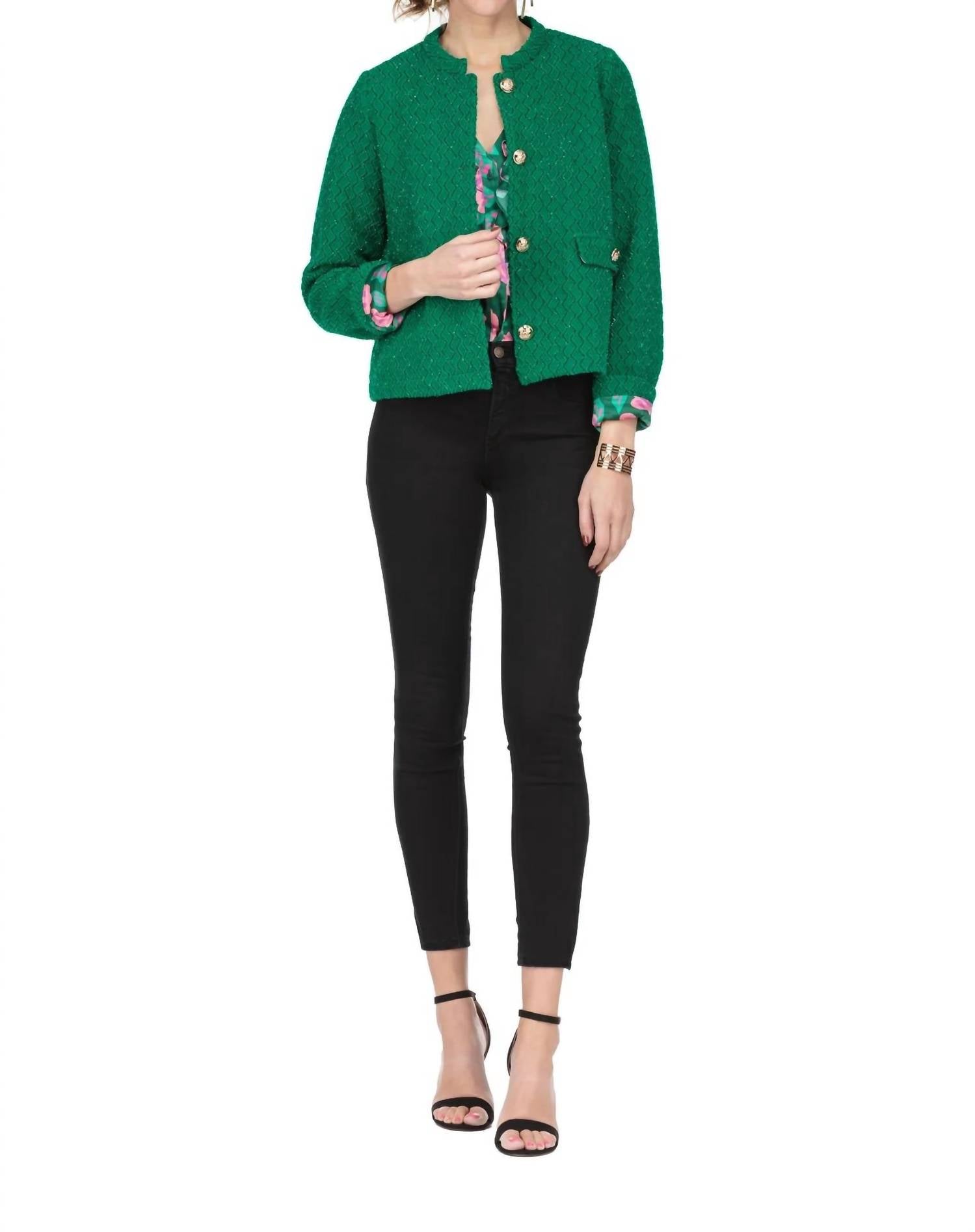 Jade Melody Tam - Audrey Classic Sparkle Jacket