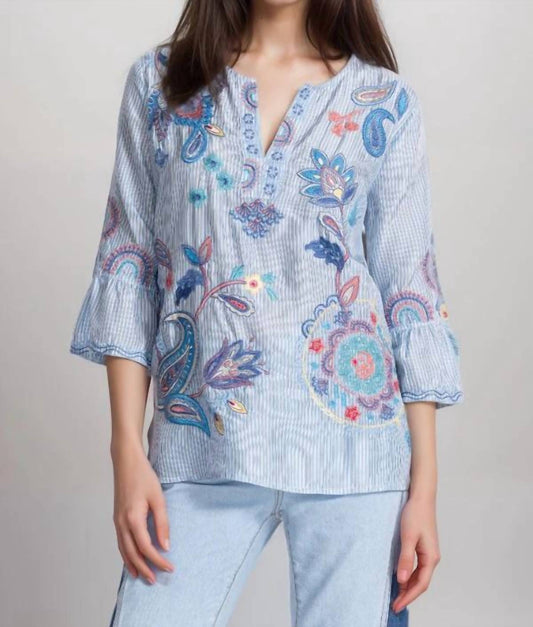 Johnny Was - Neilly Ruffle Sleeve Blouse