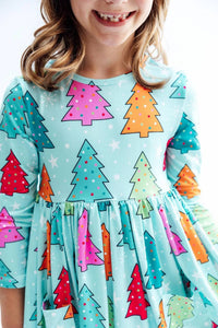 Mila & Rose - Long Sleeve Pocket Twirl Dress