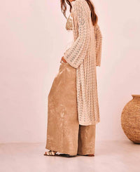 Nekane Nkn - Long Kimono With Openwork Details