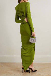 Alexandre Vauthier - Ruched Stretch-crepe Maxi Dress