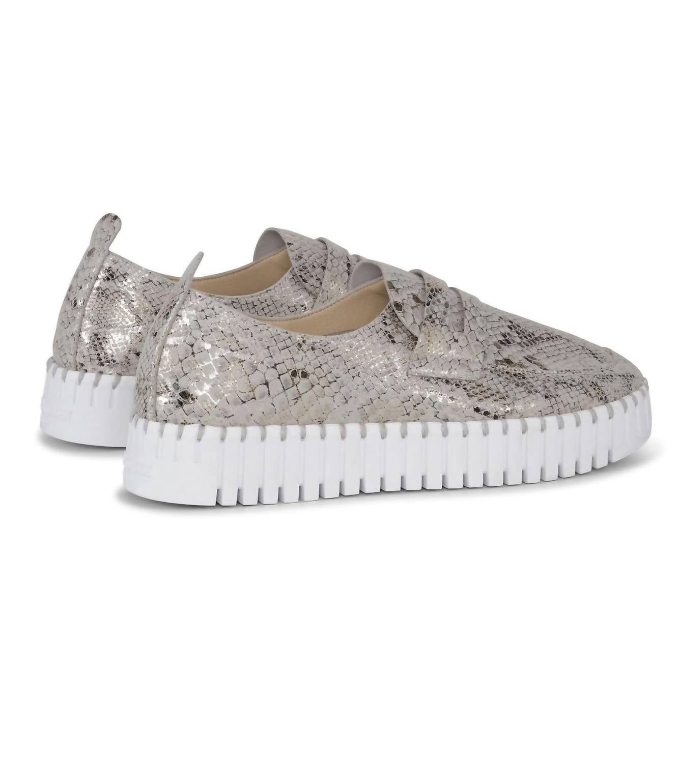 Ilse Jacobsen Women's Tulip 3868 Platform Shoes in wheat - women's shoe - alternate view