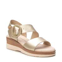 Xti Women's Wedge Sandals in gold - women's sandal - detail view