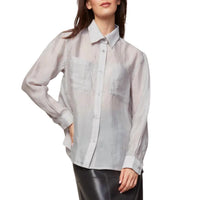 Adroit Atelier - Bijou Transparent Buttoned Up Blouse