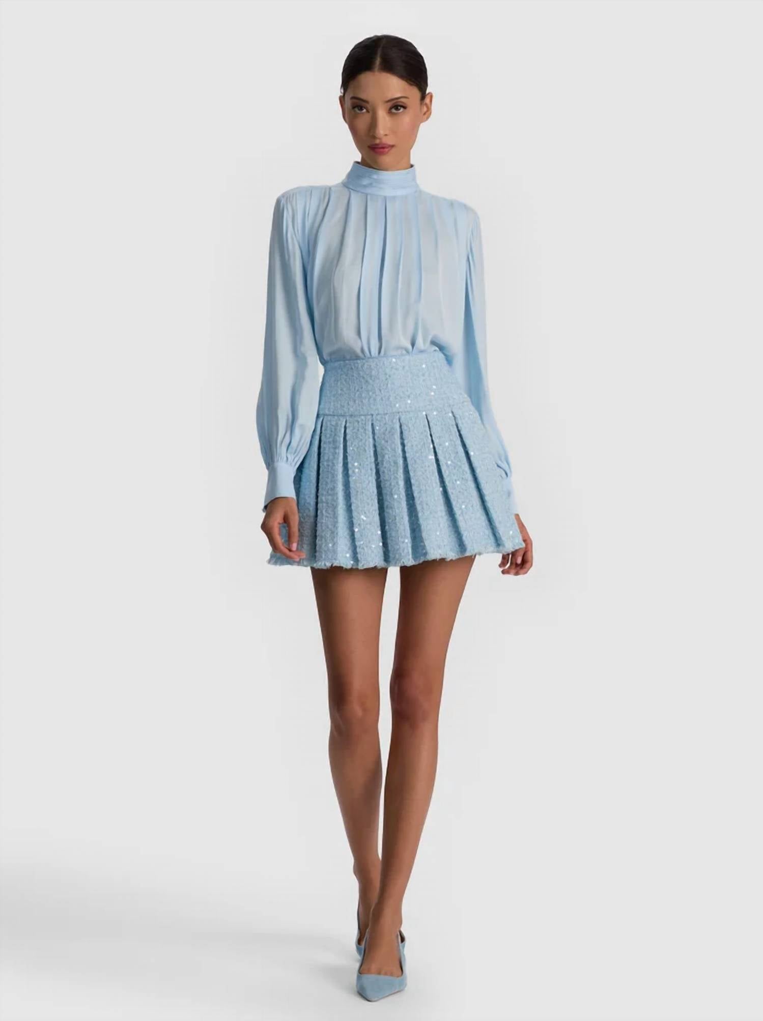 Alice + Olivia - Emilie Tweed Mini Skirt