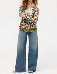 Johnny Was The Janie Favorite Button Front Shirt in miraze - women's shirt