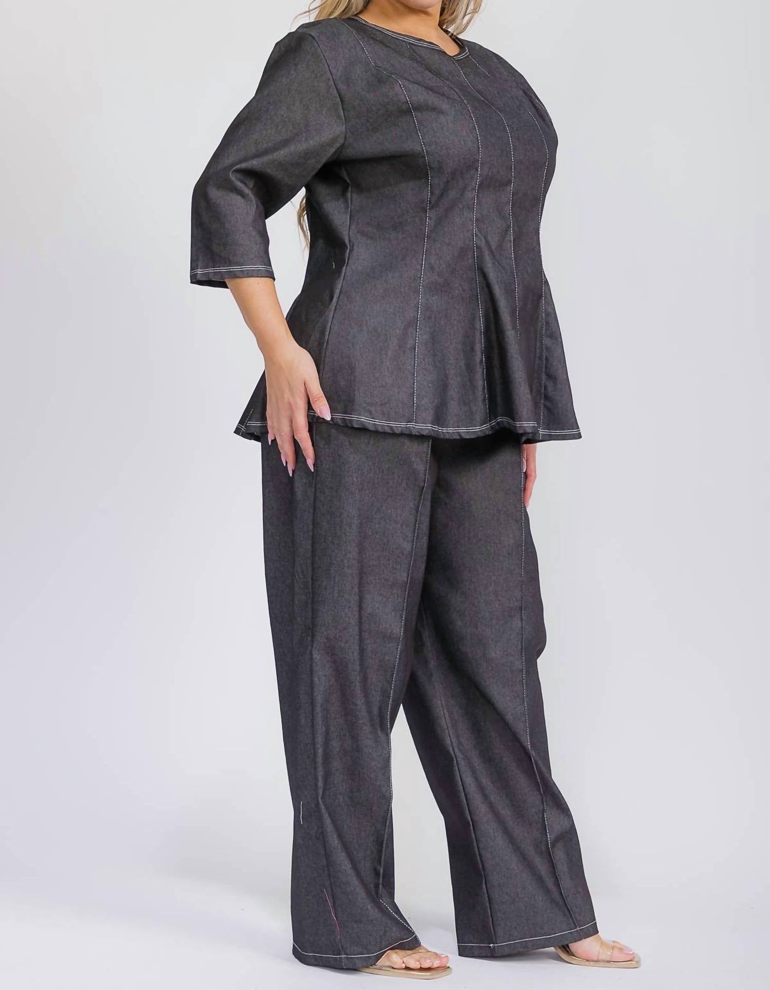 Karen T Design - Denim 2 Piece Set