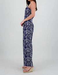 La Mer Luxe - Alia Strapless Printed Jumpsuit