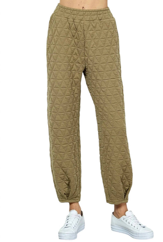 See And Be Seen - QUILTED JOGGER