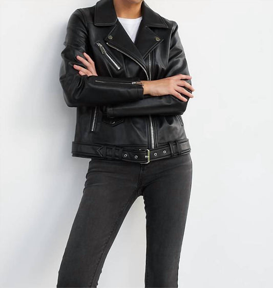 Withblack - Melissa Faux Leather Jacket