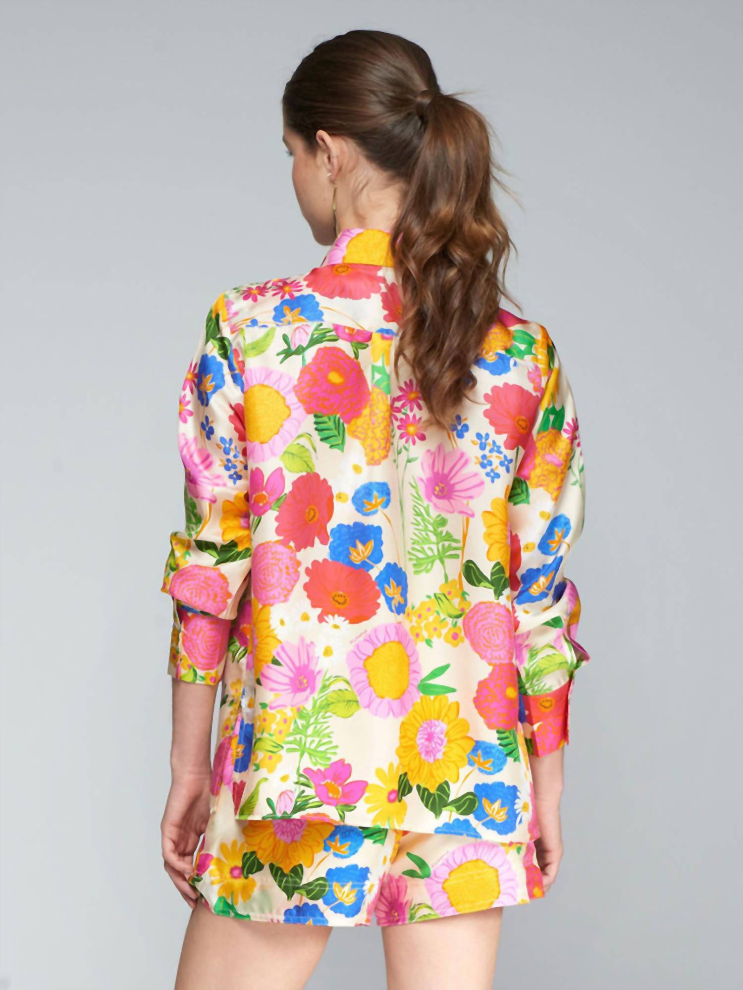 Vilagallo - Silk Flor Seda Blouse