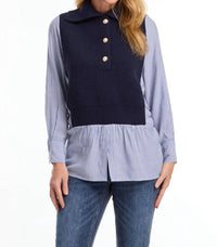 Fdj - Mixed Media Sweater