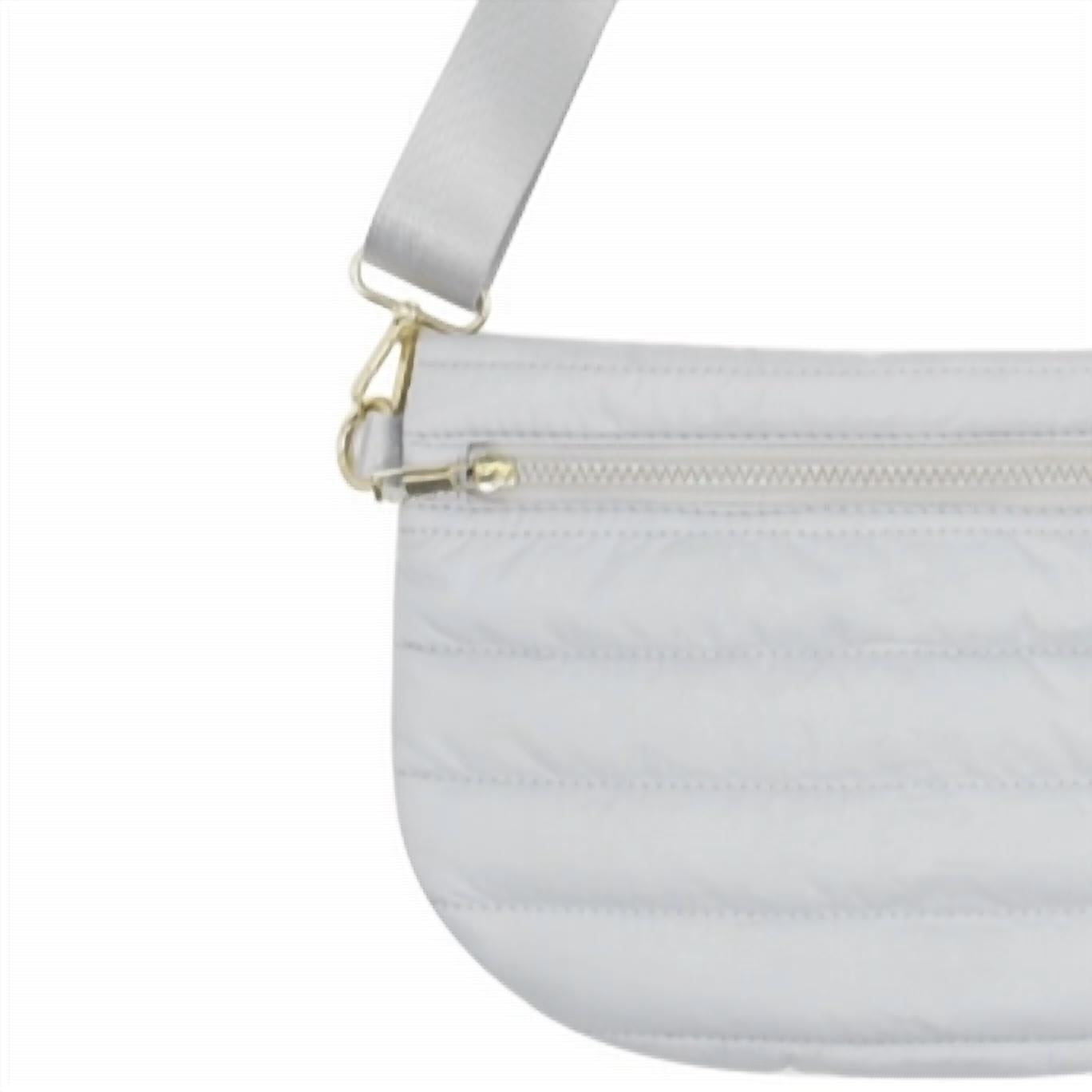 Mavi - Quilted Puffer Messenger Crossbody Sling Bag