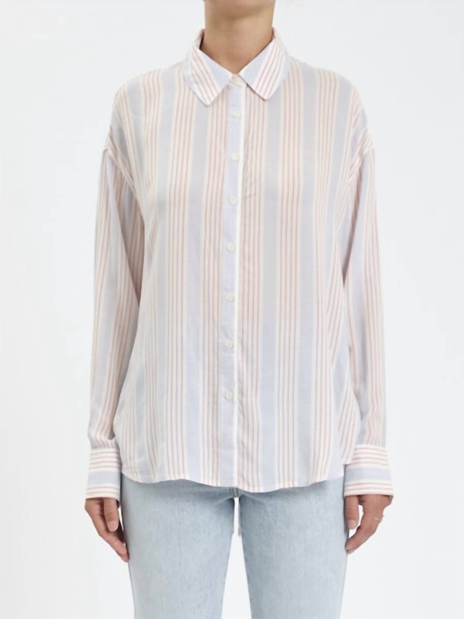 Daze - Lotus Back Tie Button Up