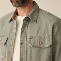 Faherty - Sunwashed Canvas CPO Shirt Jacket
