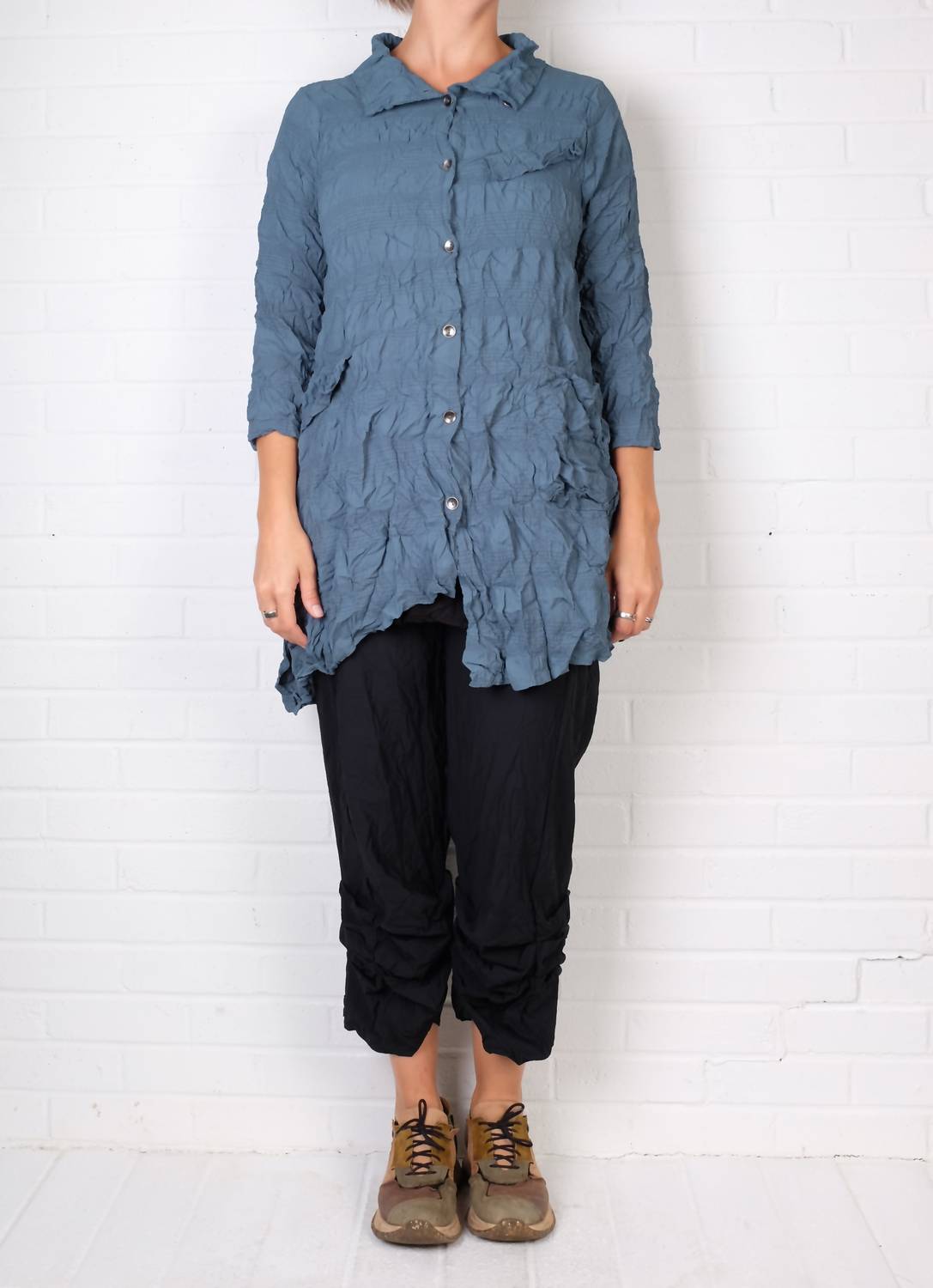 Chalet et ceci Jane Shirt in saxon - women's shirt
