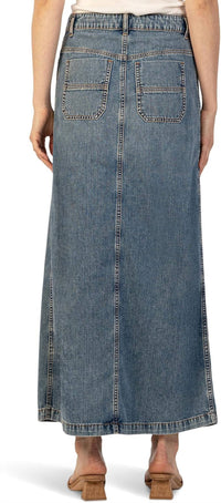 Kut From The Kloth - Liora Button Front Long Denim Skirt