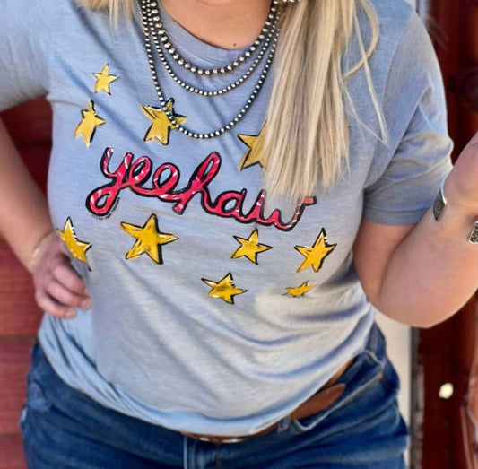 Yeehaw Stars Tee