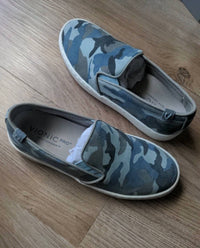 VIONIC Women's Avery Camo Slip On Sneakers in light blue - women's sneaker - alternate view