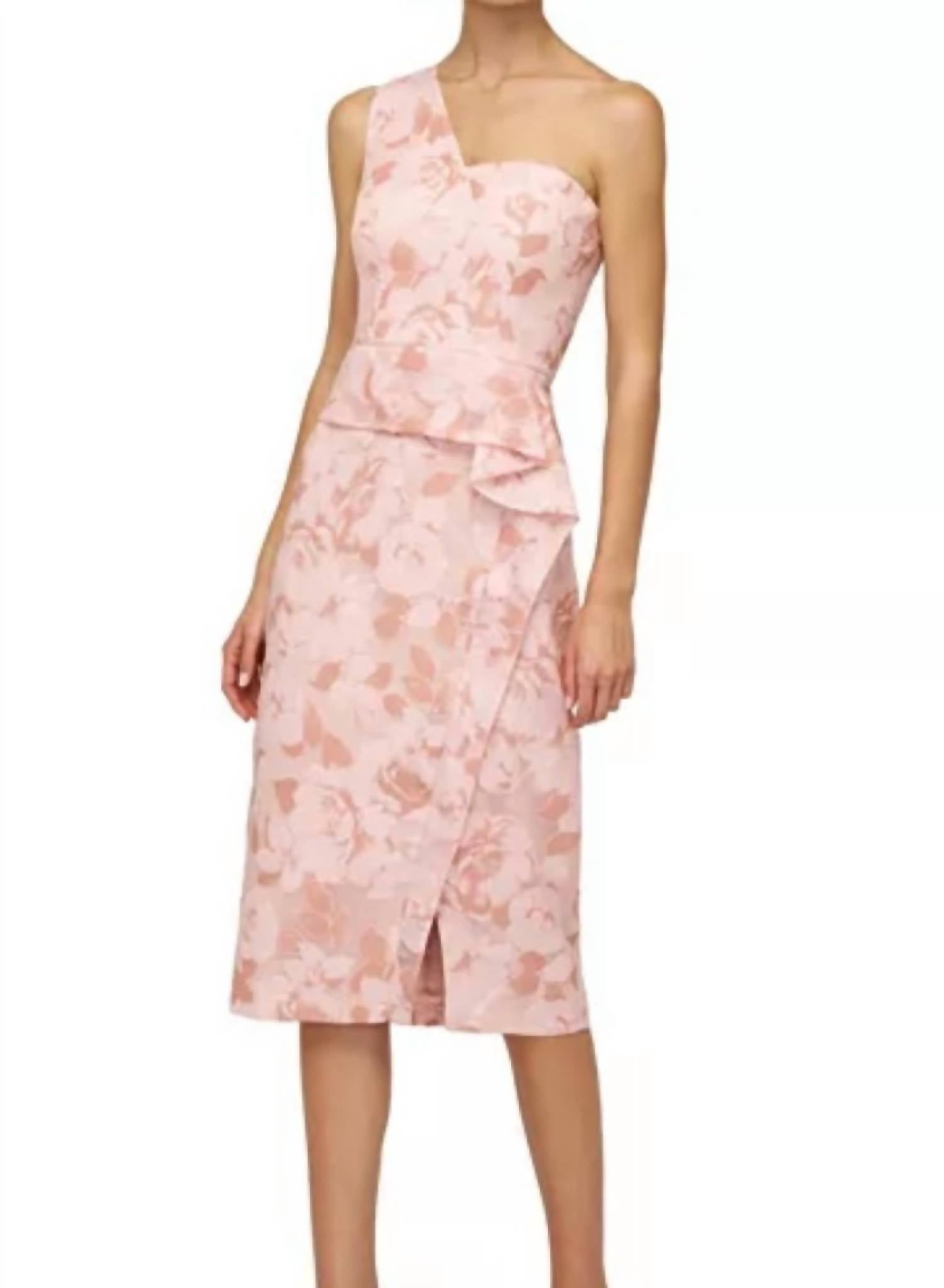 Kay Unger Woven Dress in misty rose - women's dress