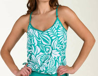 24Th & Ocean - Underwire V-neck Blouson Tankini Top