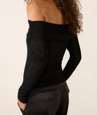 Z Supply - Whimsy Off Shoulder Mesh Top
