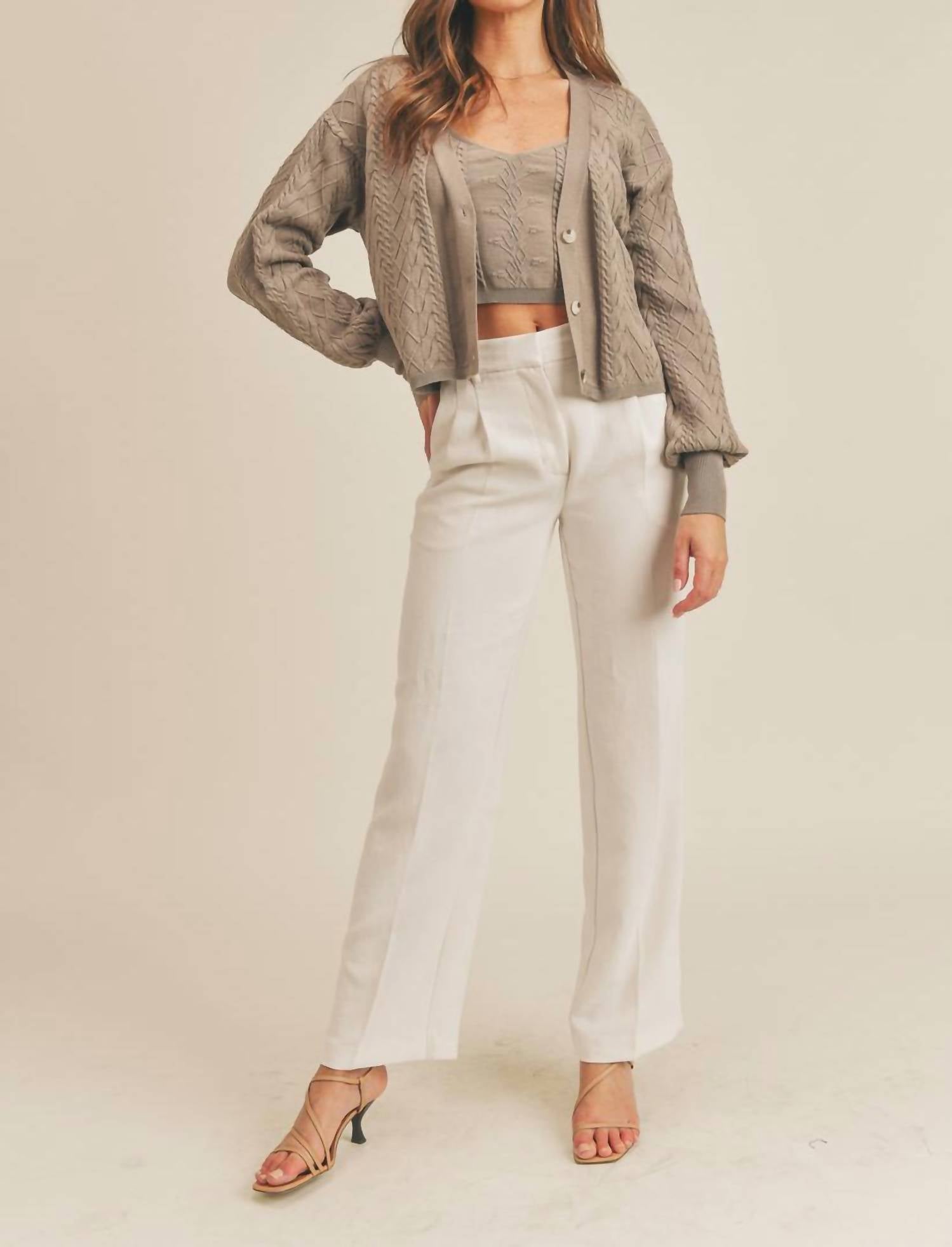 Reset By Jane - KNIT SWEATER SET