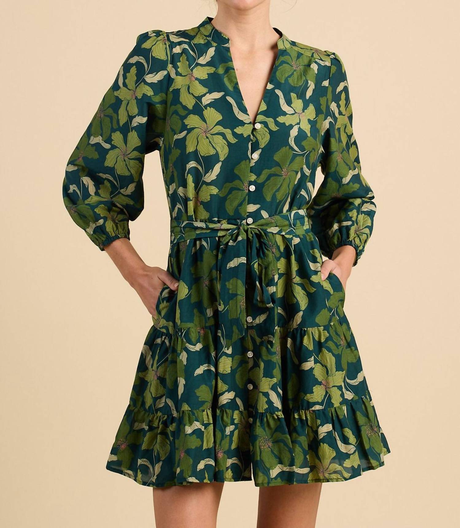 Trovata - Celeste Long Sleeve Mini Dress
