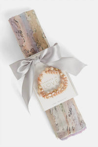 Coco + Carmen - Women's Scarf And Bracelet Set