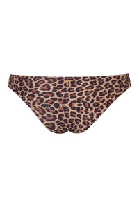 JUAN DE DIOS Guava Bikini Bottom in jaguar chocolate - women's swimwear - alternate view