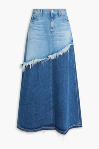Mother Dual Ditcher Maxi Skirt in double whammy - women's skirt - view 4