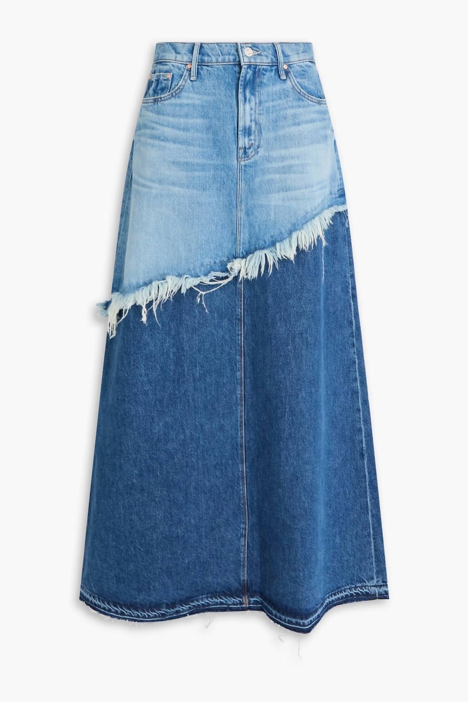 Mother Dual Ditcher Maxi Skirt in double whammy - women's skirt - view 4