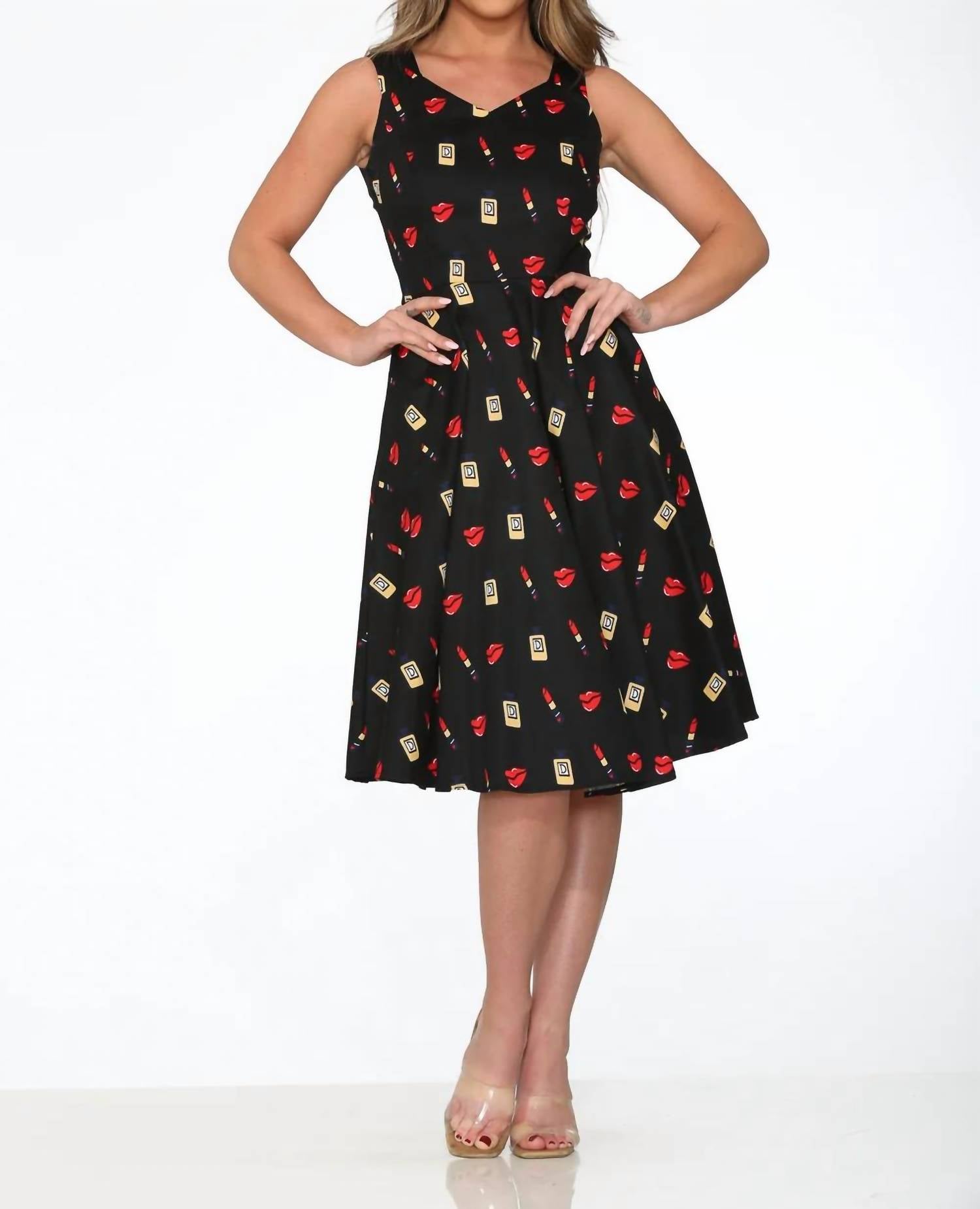 Orchid Bloom - Midi Swing Dress