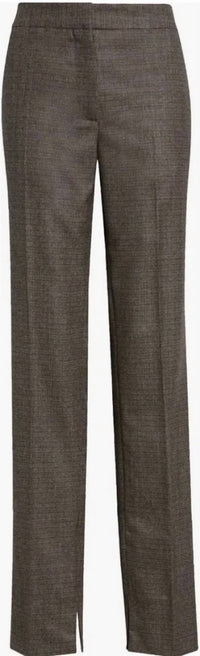 Stella Mccartney - Slim Fit Check Split Hem Wool Pants