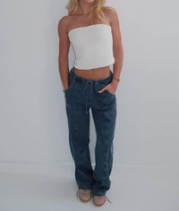 Loucia - Wide Leg Baby Jeans