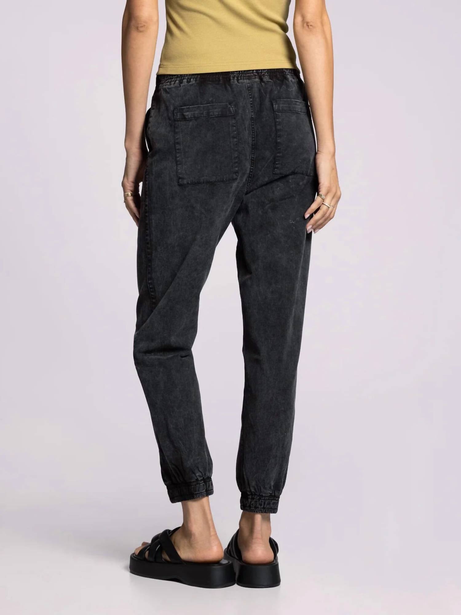 Thread & Supply Dylan Pants in black - women's pants - alternate view