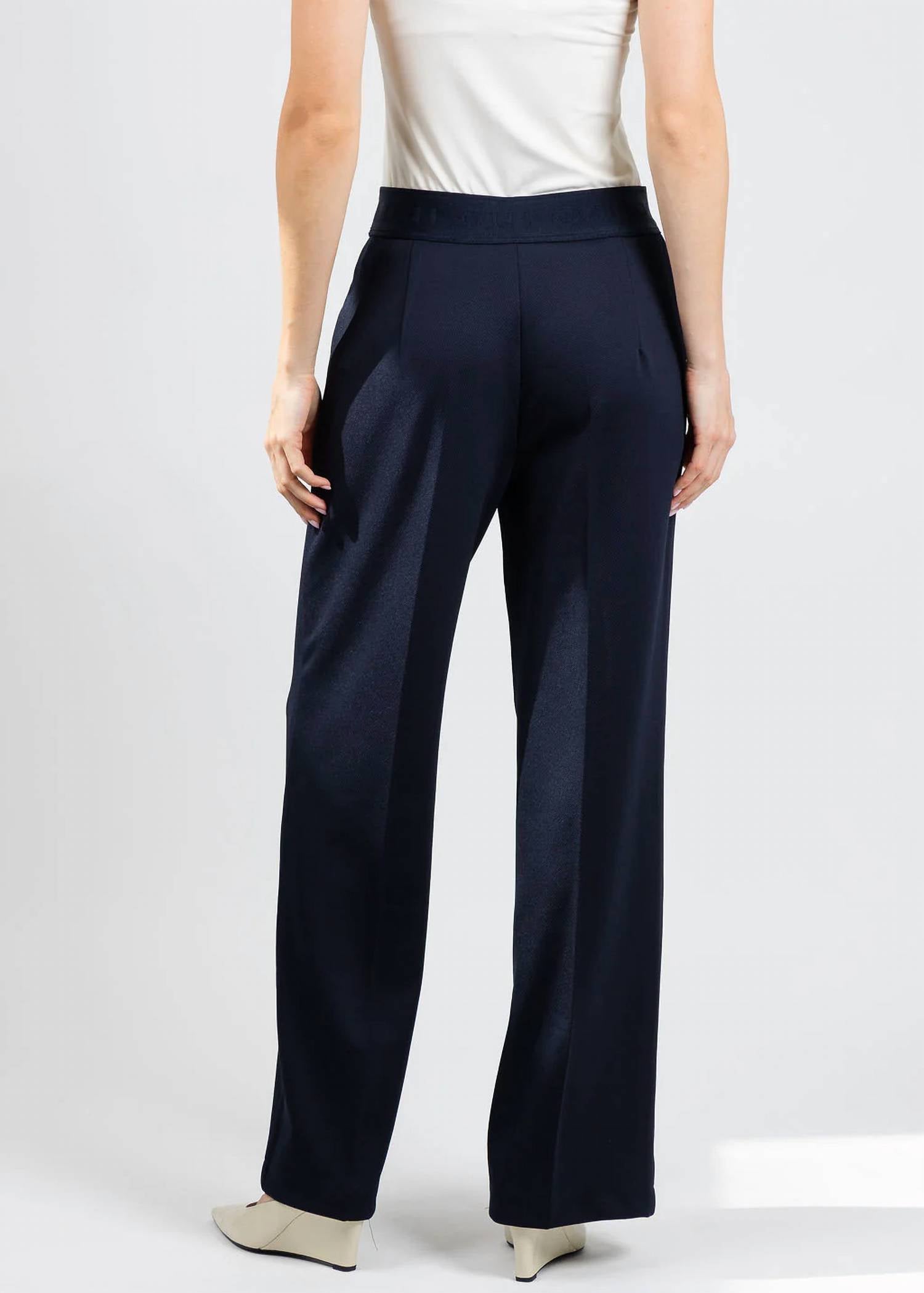 Oui - Pull-on Straight Pants