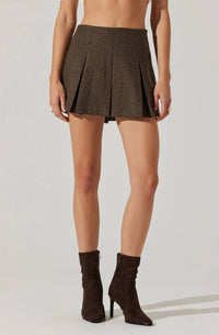 Astr - Siarah Pleated Mini Skirt