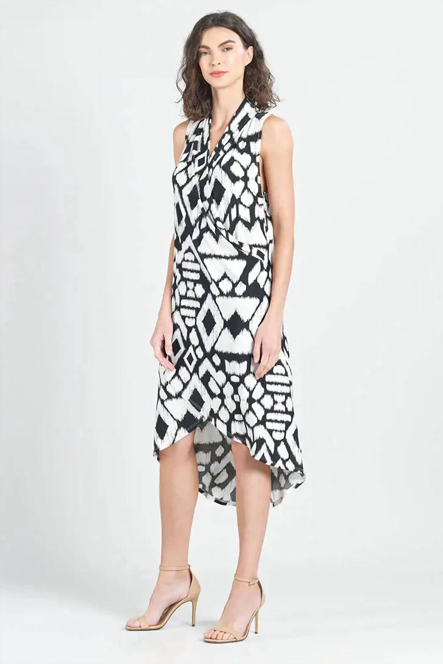 Clara Sunwoo - Silky Pleated Tulip Hem Dress