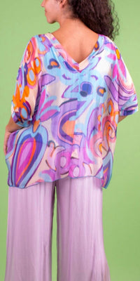 Gigi Moda - Lizane Swirl Print Blouse