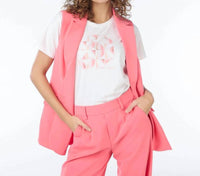 Esqualo - Tama Blocks Print T-shirt