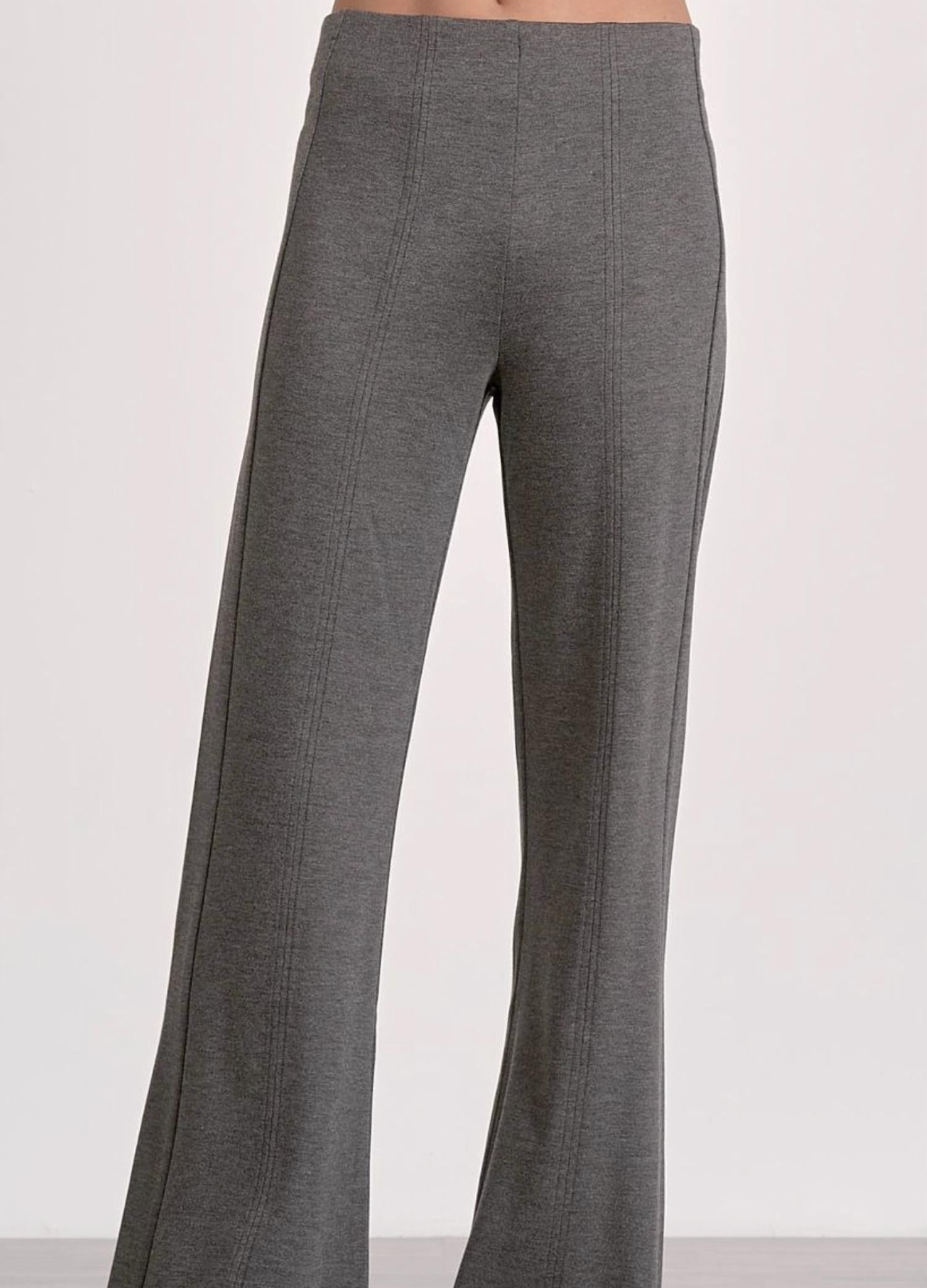 Elan - Modern Straight Leg Flair Pants