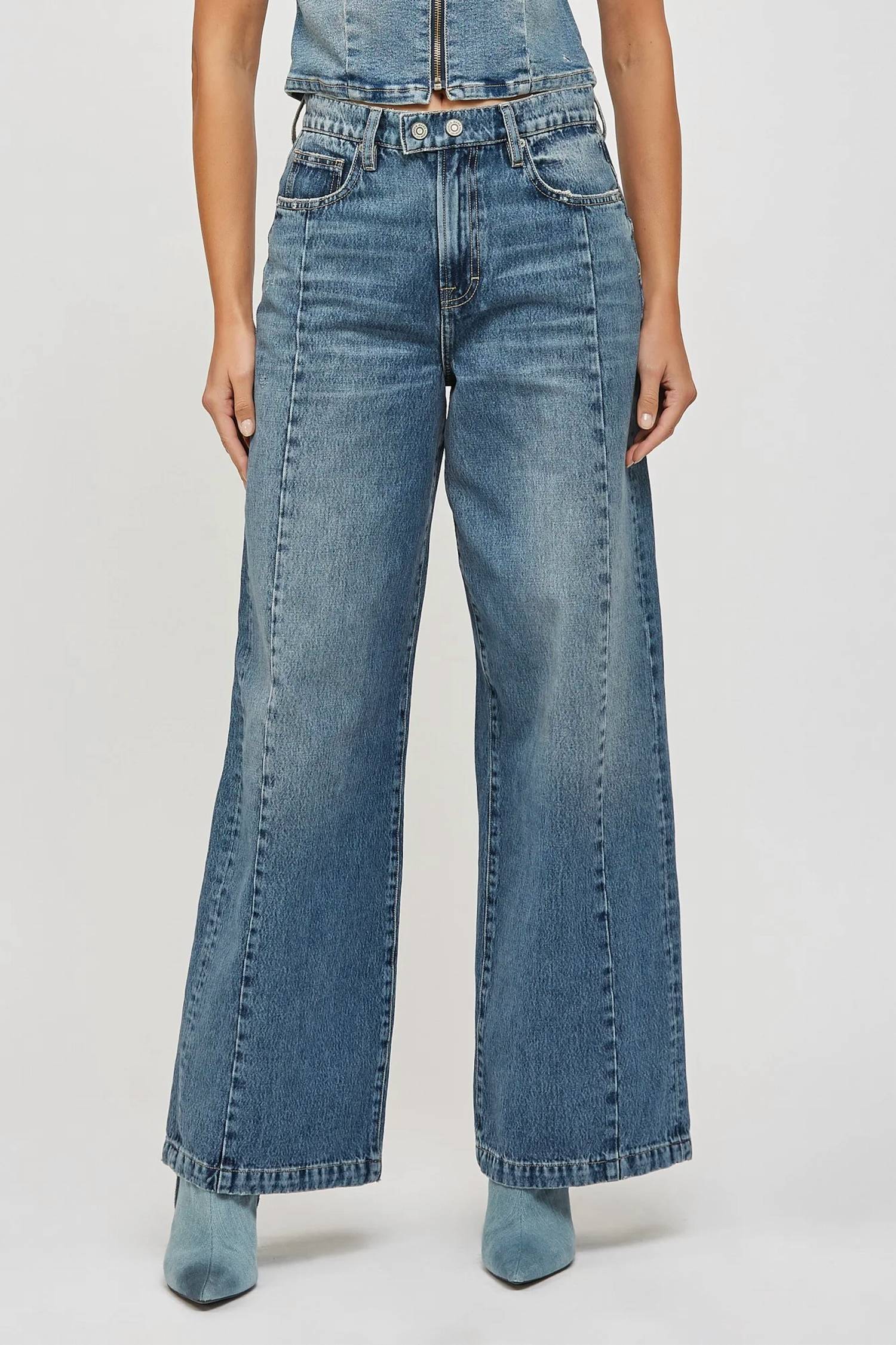 Hidden - Nori Wide Leg Jeans