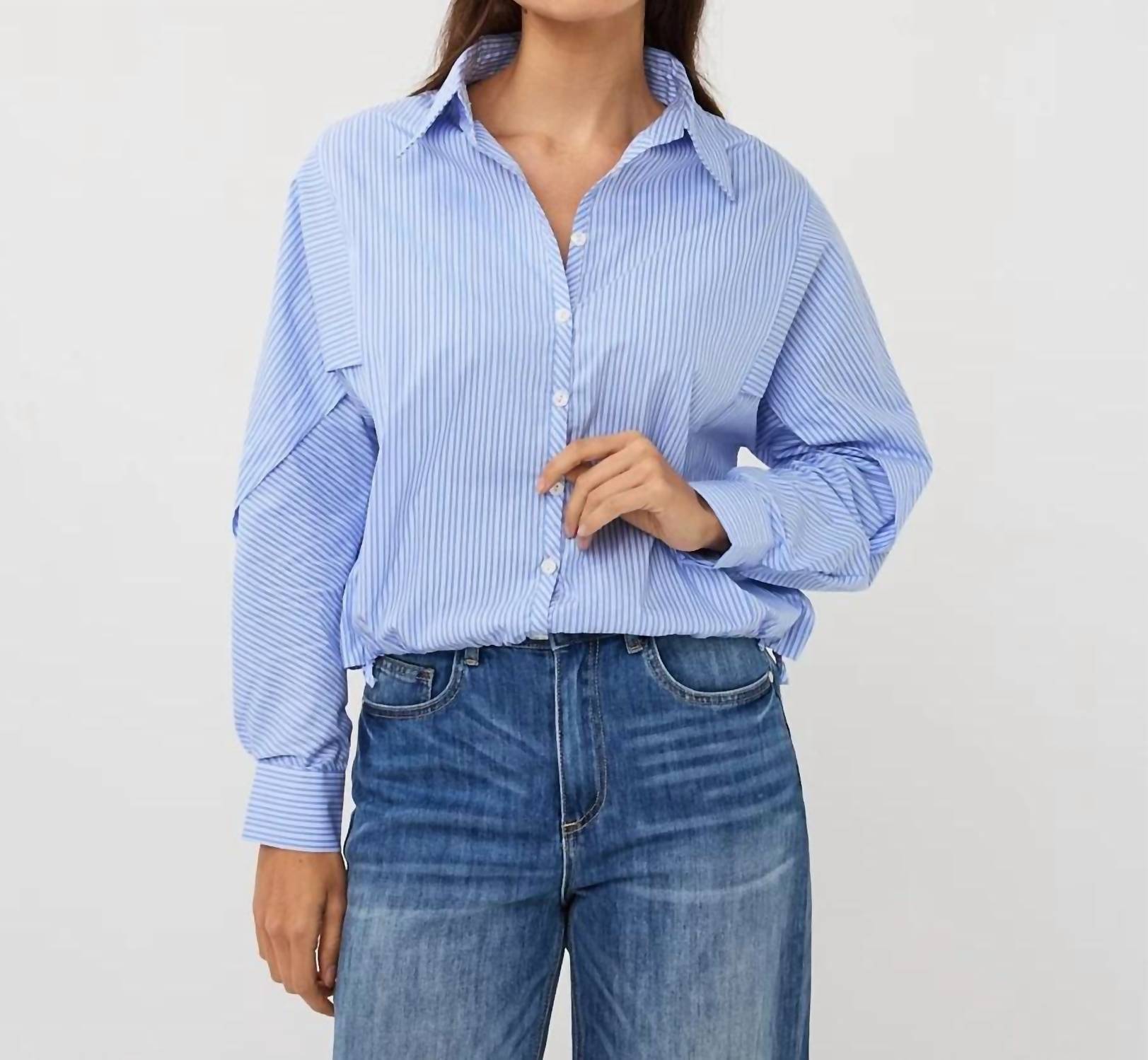 Esqualo - Cropped Batwing Top