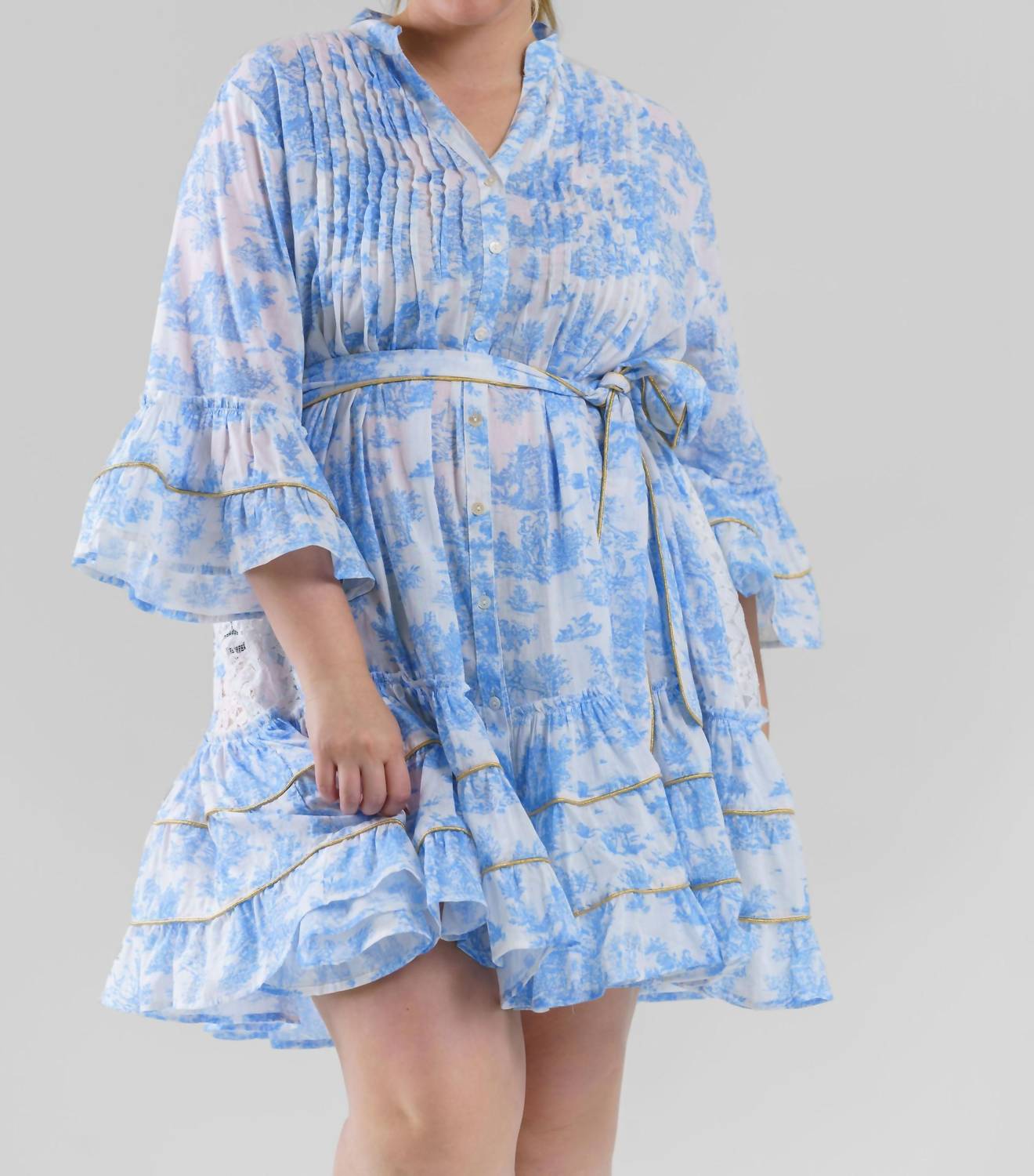 Pep'S Cannes - Toile Capsule Mini Dress - Plus