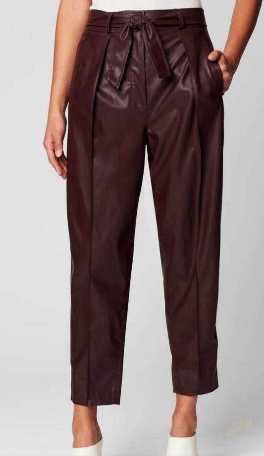 Blanknyc - faux leather pants in grape shake