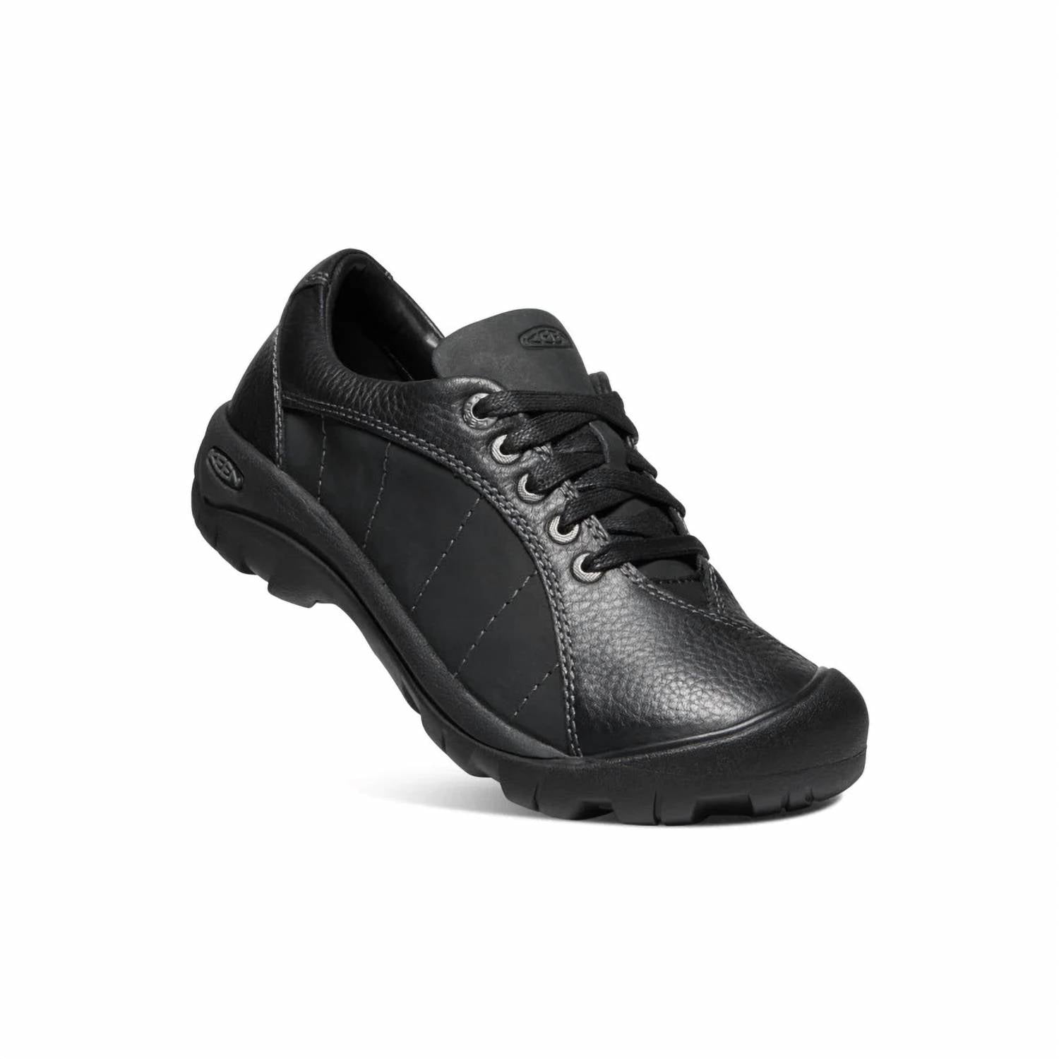 Keen Women's Presidio Shoes in black magnet - women's sneaker - detail view